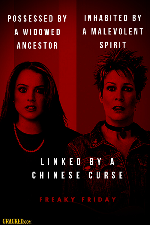 POSSESSED BY INHABITED BY A WIDOWED A MALEVOLENT ANCESTOR SPIRIT LINKED B.Y A CHINESE CURSE FREAKY FRIDAY CRACKED.COM