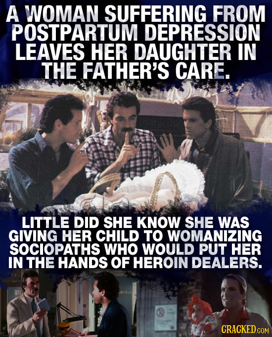 A WOMAN SUFFERING FROM POSTPARTUM DEPRESSION LEAVES HER DAUGHTER IN THE FATHER'S CARE. LITTLE DID SHE KNOW SHE WAS GIVING HER CHILD TO WOMANIZING SOCI