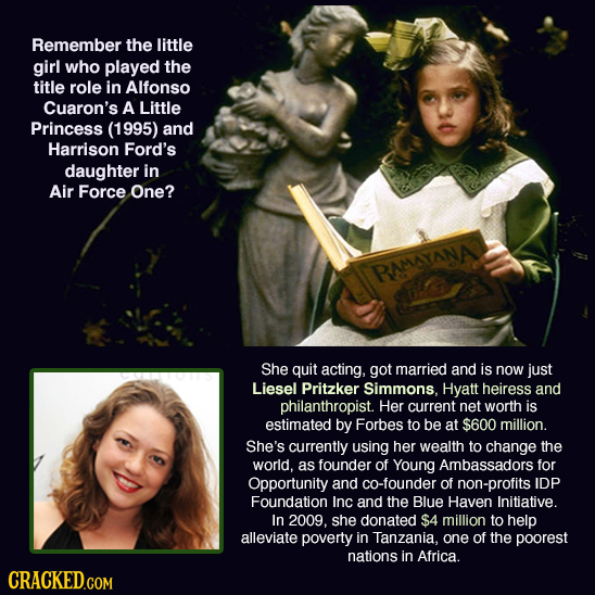 Remember the little girl who played the title role in Alfonso Cuaron's A Little Princess (1995) and Harrison Ford's daughter in Air Force One? PAMAYAN