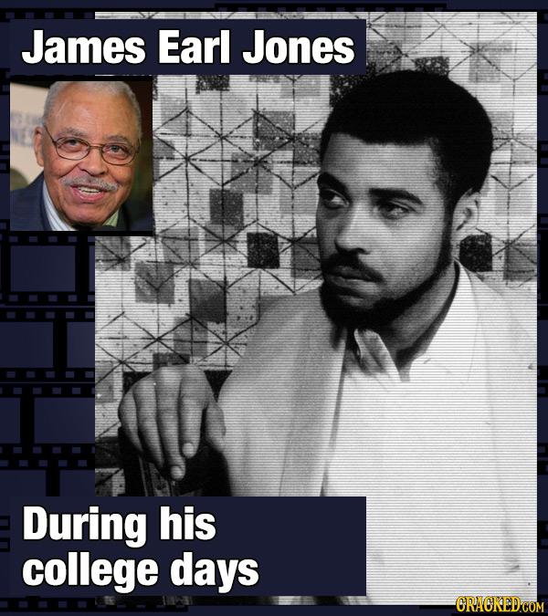 James Earl Jones During his college days 