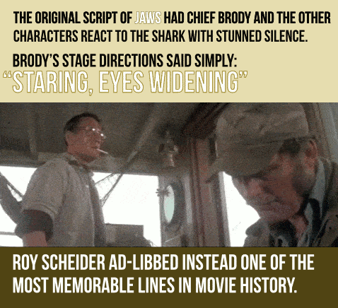 16 Famous Scenes That Happened On The Fly