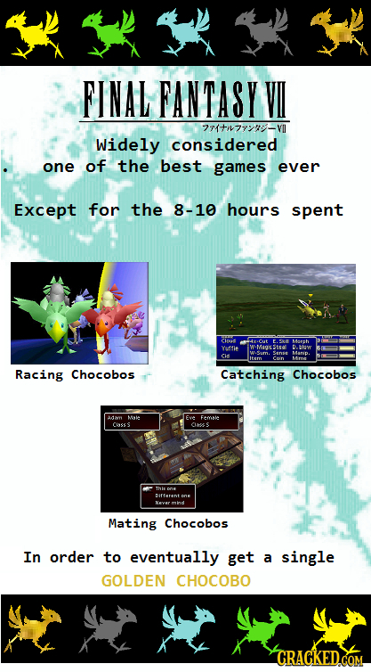 FINAL FANTASY VI 21tn77:- Widely considered one of the best games ever Except for the 8-10 hours spent Coad Cut 61 Marh Yuffie WMocStsoll D Baw Cid M.