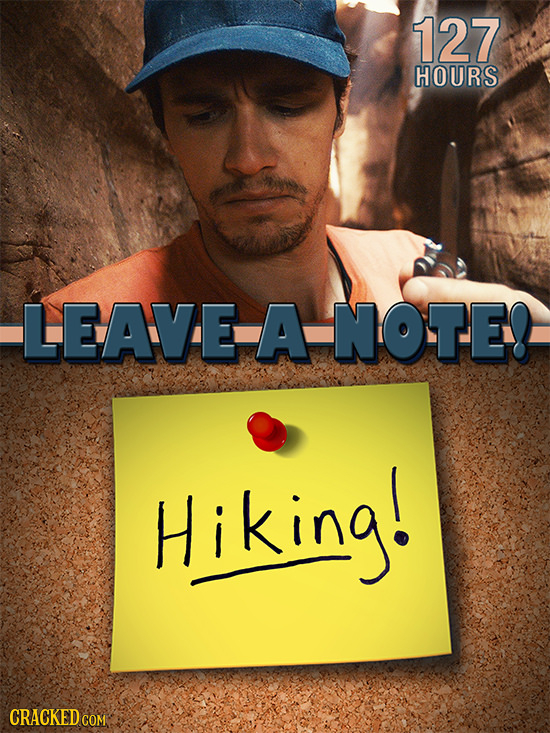 127 HOURS LEAVE A NOTE! Hiking! CRACKEDCON 
