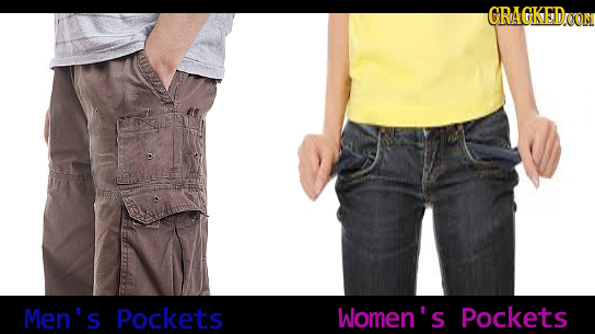 CRAGKEDCON Men's Pockets Women's Pockets