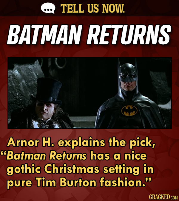 You Told Us: Your Unexpected Holiday Movie (That Isn't 'Die Hard')