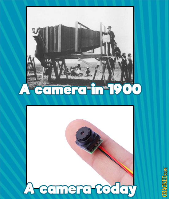 A camera-in'-1900 A camera today