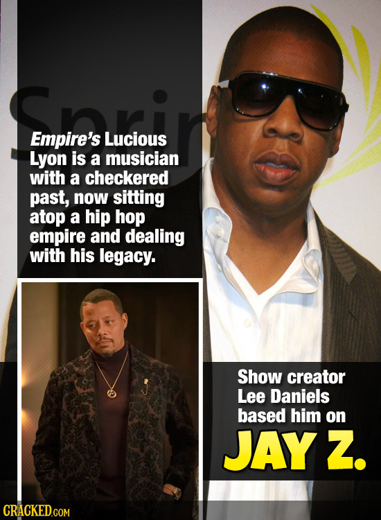Empire's Lucious Lyon is a musician with a checkered past, now sitting atop a hip hop empire and dealing with his legacy. Show creator Lee Daniels bas