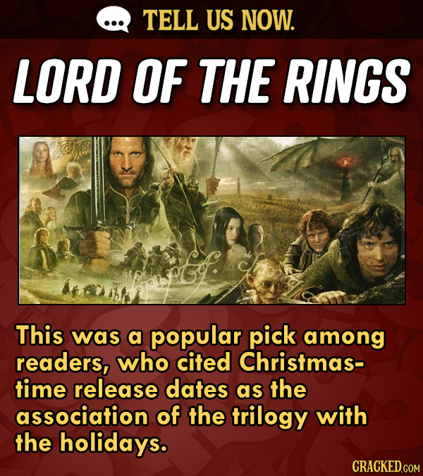 You Told Us: Your Unexpected Holiday Movie (That Isn't 'Die Hard')