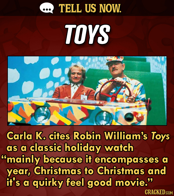 You Told Us: Your Unexpected Holiday Movie (That Isn't 'Die Hard')