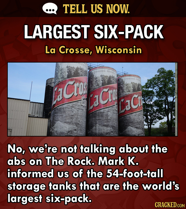 Tell Us Now: What's Your Hometown Known For (That No One Actually Knows)?