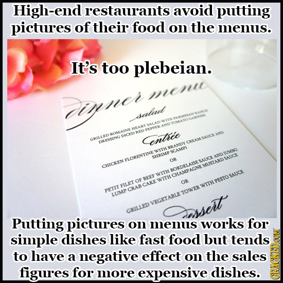 25 Sneaky Ways Restaurants Hack Your Brain Cracked Com