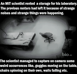 12 Eerily Convincing Gifs Of Paranormal Activity