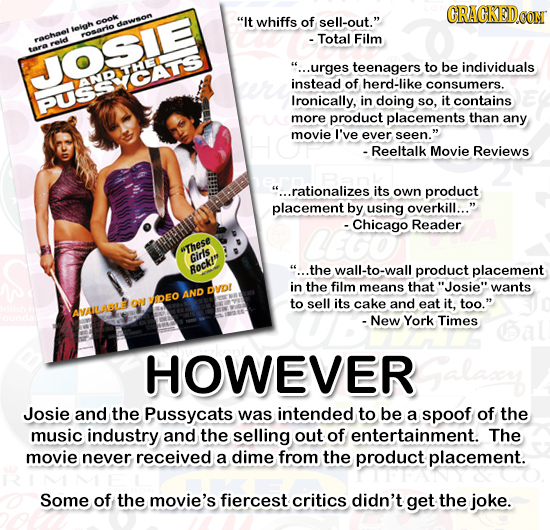 GRAGKED It whiffs of cook sell-out. dawson leigh rosario -Total Film roehaat reid s JOSE ...urges teenagers to be individuals instead of herd-like c