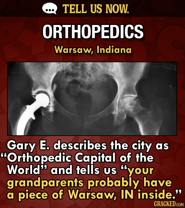 Tell Us Now: What's Your Hometown Known For (That No One Actually Knows)?