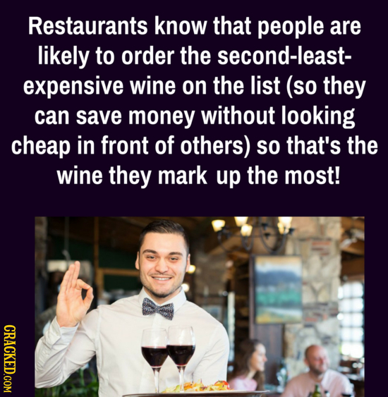 25 Ways Restaurants (Sneakily) Hack Your Brain