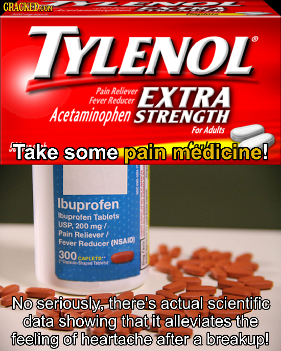 CRACKEDCON COM 0 YLENOL Pain Reliever EXTRA Fever Reducer Acetaminophen STRENGTH For Adults Take some pain medicine! Ibuprofen lbuprofen Tablets USP,