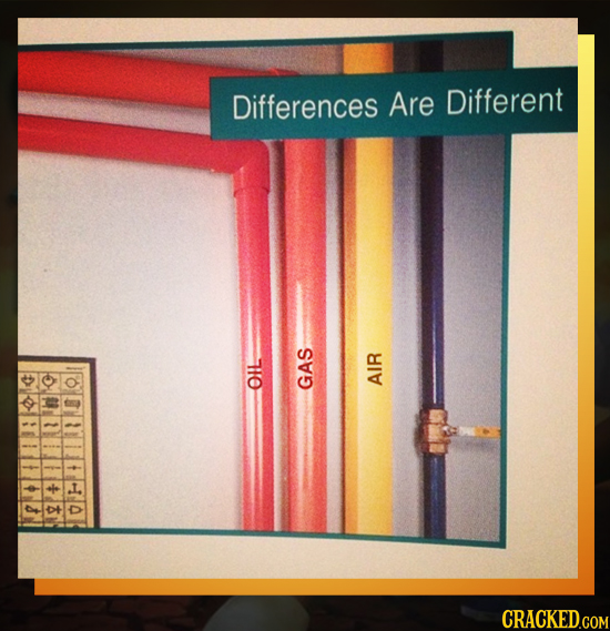 Differences Are Different OIL GAS AIR CRACKED.COM