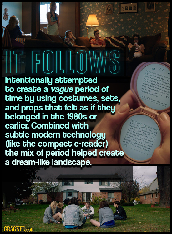 ANE IT FOLLOWS Second intentionally attempted to create a vague period of time by using costumes, sets, and props that felt as if they belonged in the