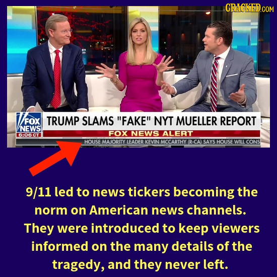 CRAGKEDCON FOX FOX TRUMP SLAMS FAKE NYT MUELLER REPORT NEWS FOX NEWS ALERT 6:06CT HOUSE MAJORITY FADER KEVIN MCCARTHY (R-CA SAYS HOUSE WILL CONS 9/1
