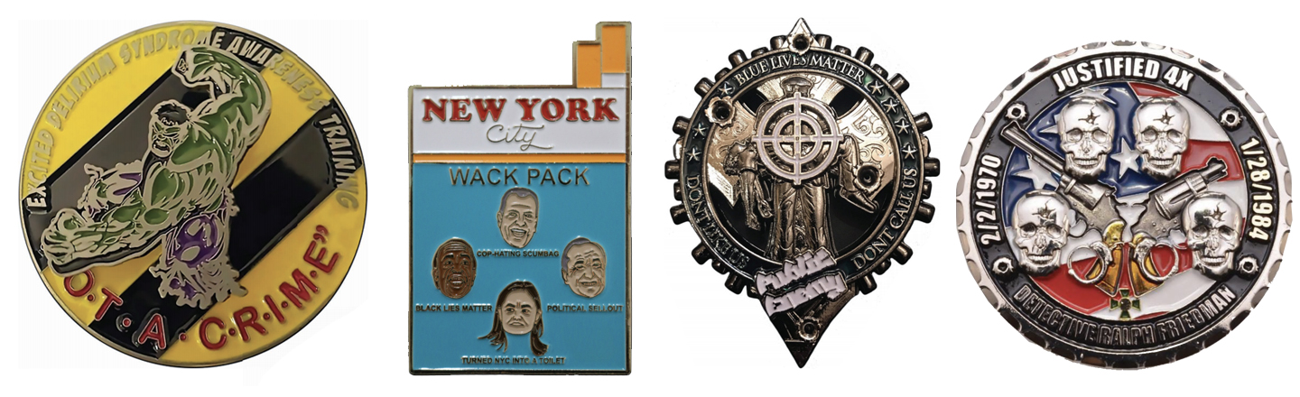 NYPD Locker Inspection Task Force Challenge Coin Police