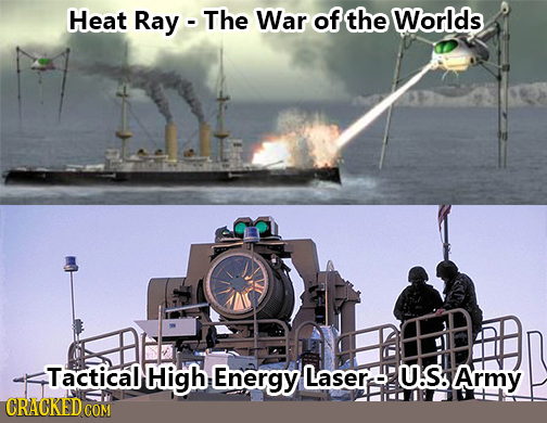 Heat Ray - The War of the Worlds Tactical High Energy Laser U.S Army CRACKEDC COM 