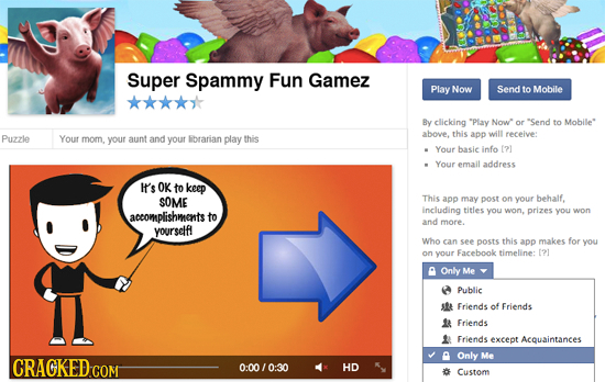 Super Spammy Fun Gamez Play Now Send to Mobile By clicking Play Now or 'Send to Mobile Puzzle Your above, this app will receive: mom. your aunt and y
