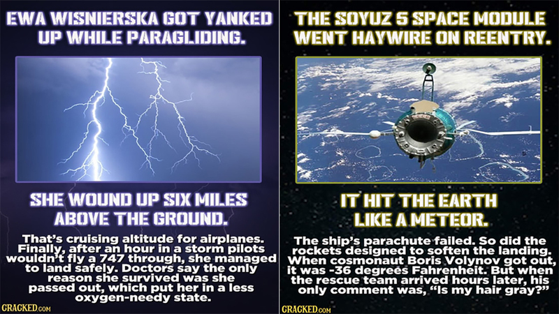 People Who Survived Completely Unsurvivable Situations