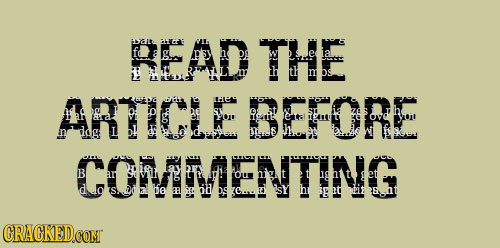 READTHE ARTCLEBEFORE dag COMMENTING B be CRAGKEDCON