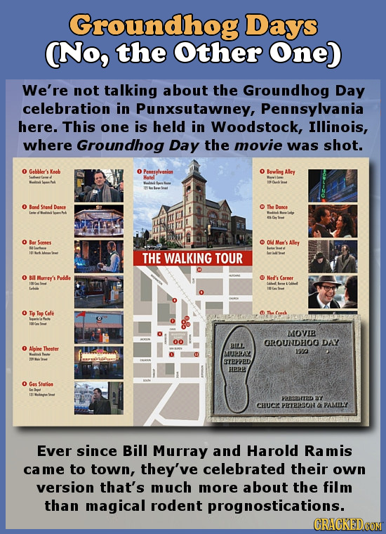 Groundhog Days (No, the Other One) We're not talking about the Groundhog Day celebration in Punxsutawney, Pennsylvania here. This one is held in Woods