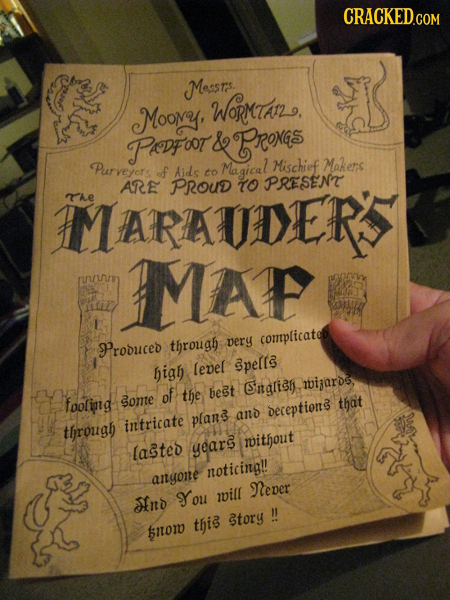 CRACKED.COM Messts MooN, WORMtan, PtDFoo OOT &2 PRoNGs Purveyors Magical Mischief Makers f Aids to ARE PROUD TO PRESENT MARAER he rrurinn MAF Produced