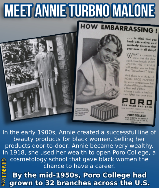 MEET ANNIE TURBNO MALONE HOW EMBARRASSING ! think that look attraetive suddenly discover your nose shinyf inow VANISHING CREAM will enable that powde