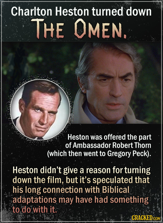 Actors Who Almost Starred In Famous Horror Movies