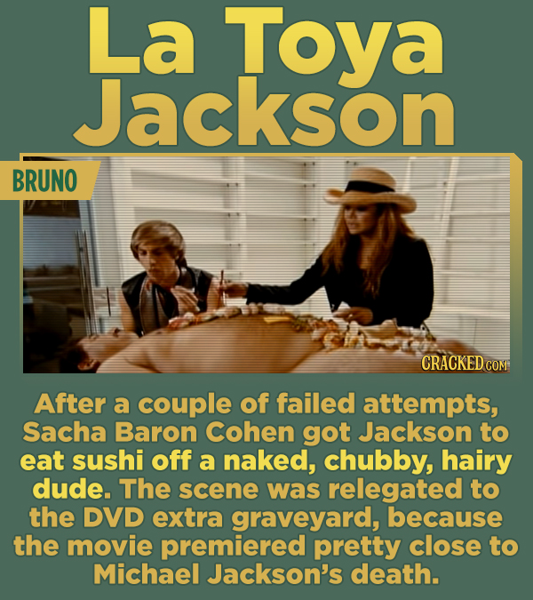 17 Weird Performances And Bizarro Characters They Left On The Cutting Room Floor