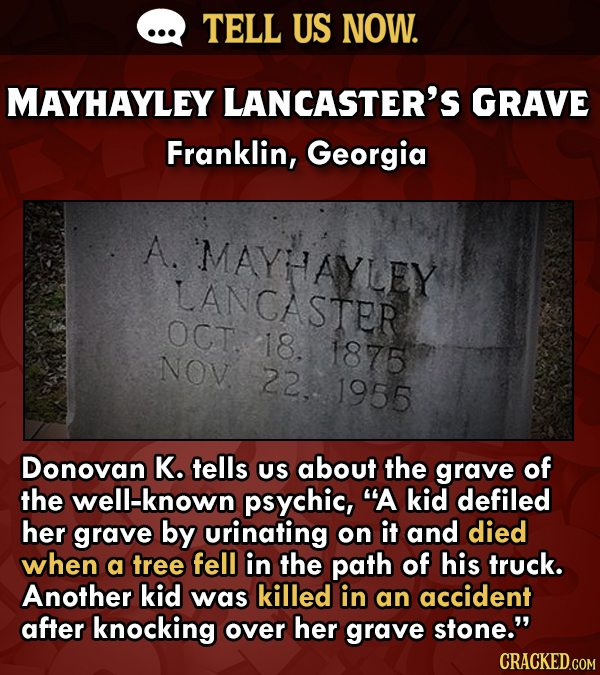 Tell Us Now: What's The Spookiest Local Lore Where You Live?