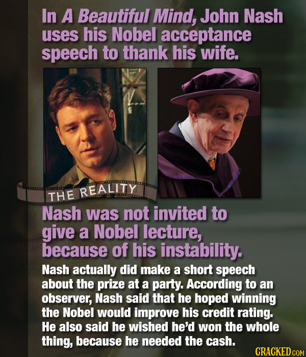 28 'True Story' Movies That Weren't True At All