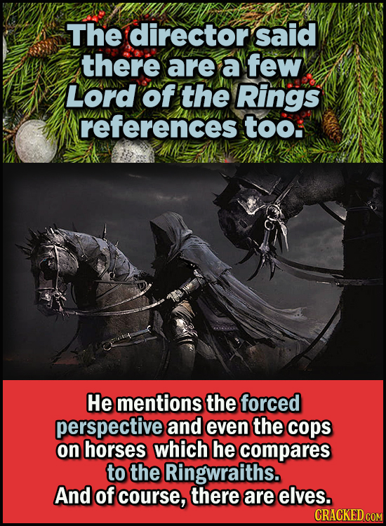 23 Son Of A Nutcracker Facts About The Christmas Classic Elf - The director said there are a few Lord of the Rings references too.
He mentions the fo