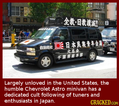 R Et! B R 8191H tas FEX Largely unloved in the United States, the humble Chevrolet Astro minivan has a dedicated cult following of tuners and enthusia