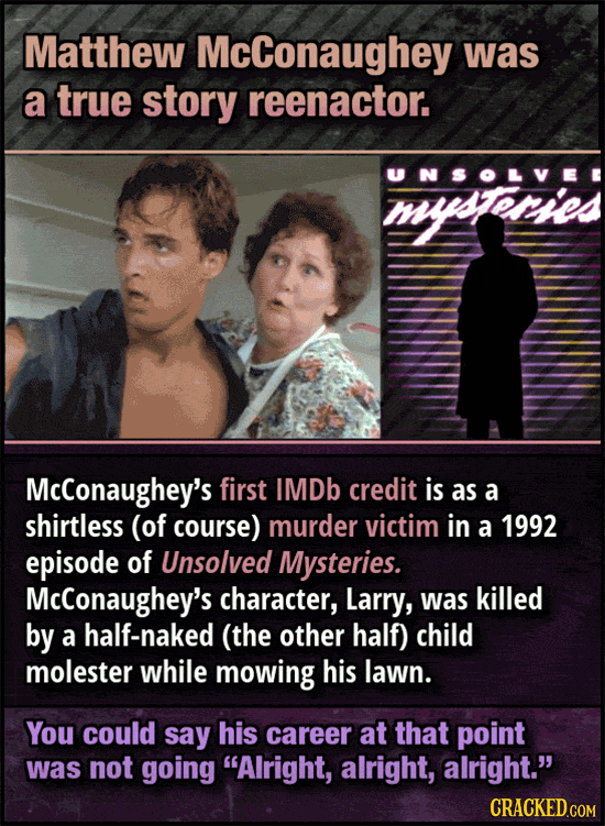 Embarrassing Early Jobs Famous Actors Hope Nobody Remembers