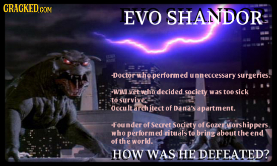 EVO SHANDOR -Doctor yho performed nneccessary surgeries. -WW vet wcho decided society was too sick to survive: Occu It arch itect of Dana's a apartmen