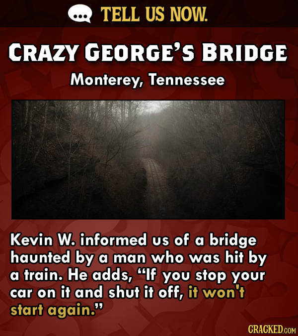 Tell Us Now: What's The Spookiest Local Lore Where You Live?