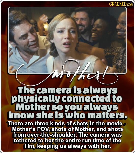 CRACKEDcO COM ha The camera is always physically connected to Mother SO you always know she is who matters. There are three kinds of shots in the movi