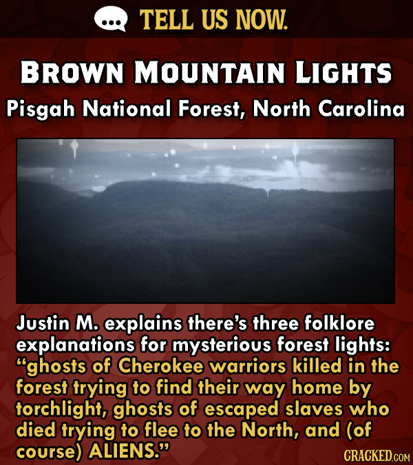 Tell Us Now: What's The Spookiest Local Lore Where You Live?