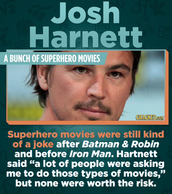 16 Weird Reasons Actors Turned Down Major Roles