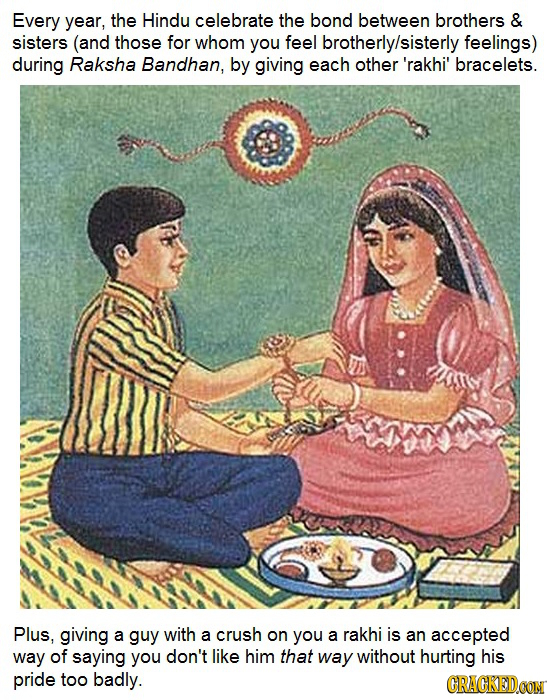 Every year, the Hindu celebrate the bond between brothers & sisters (and those for whom you feel brotherly/sisterly feelings) during Raksha Bandhan, b