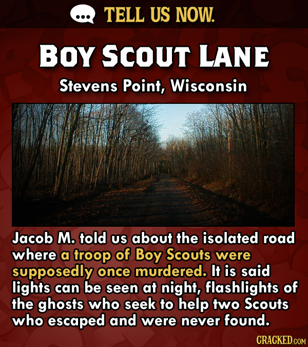 Tell Us Now: What's The Spookiest Local Lore Where You Live?