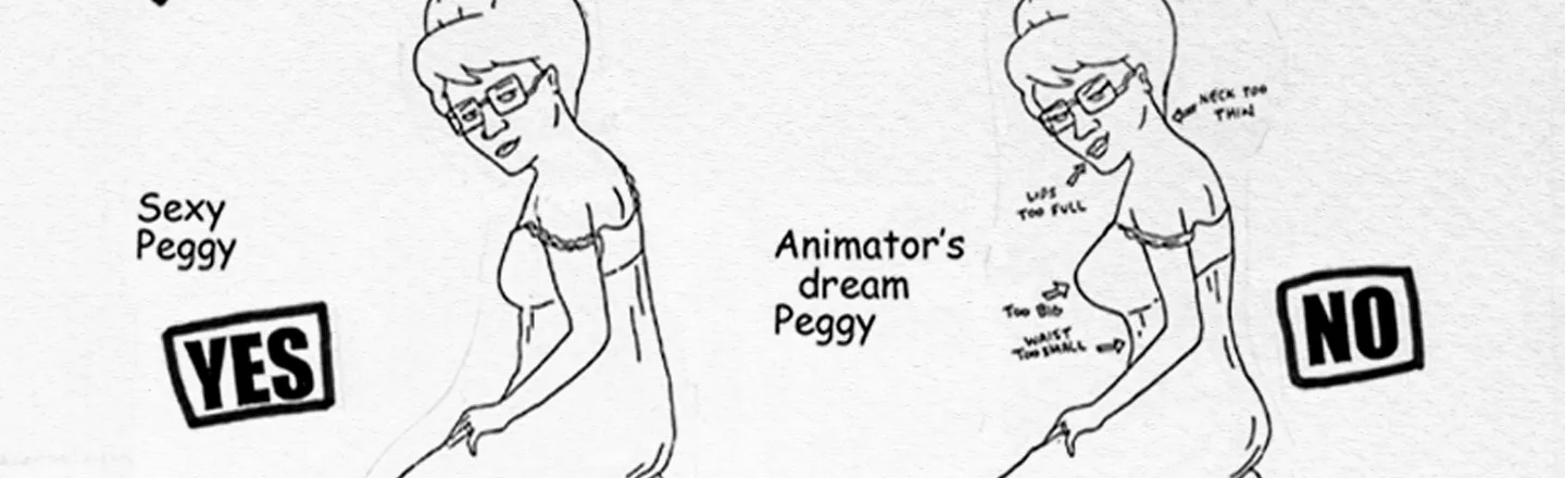 rc ee TH Sexy L Te Fver Peggy Animator's dream Peg9y NO VES 
