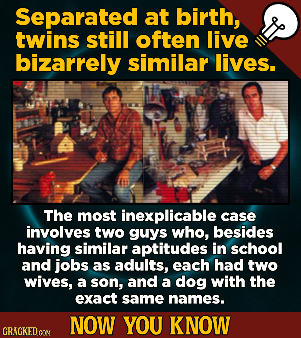 Now You Know: 18 Facts About Twins That'll Make You Double-Take