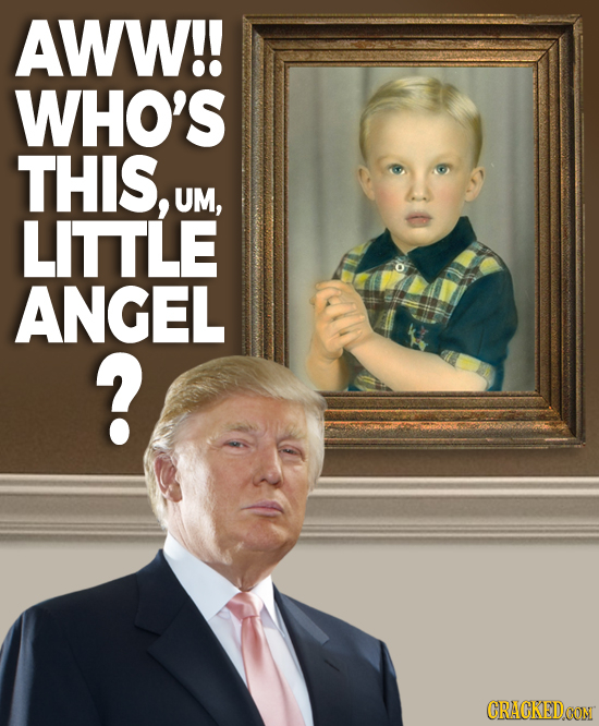 AWW!! WHO'S THIS, UM, LITTLE ANGEL ? CRACKEDCON