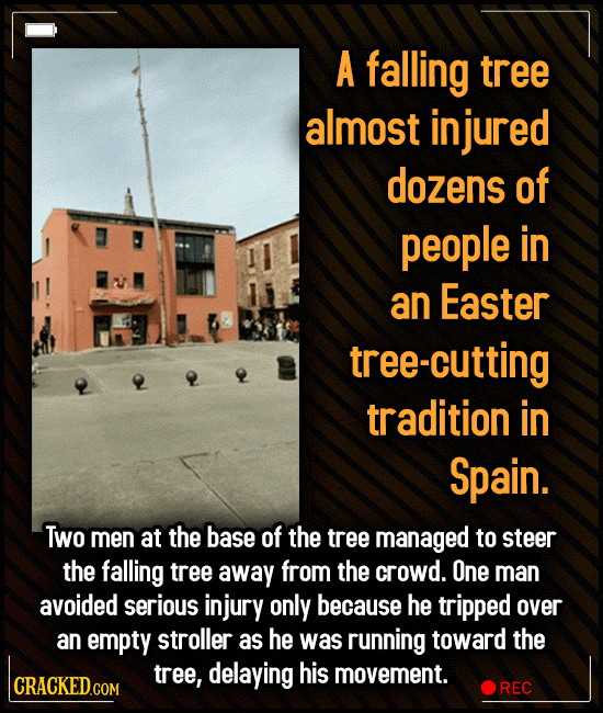 People Who Escaped Harm By Sheer Luck