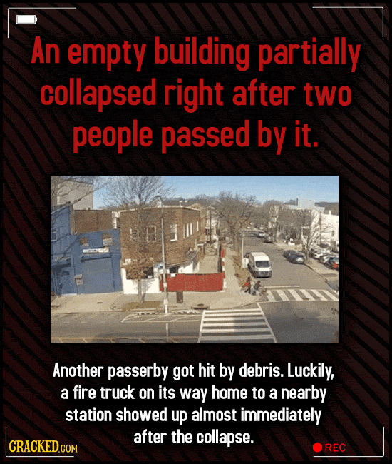 People Who Escaped Harm By Sheer Luck